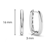 Ti Sento Oval Hoop Earrings - Michael Jones Jeweller