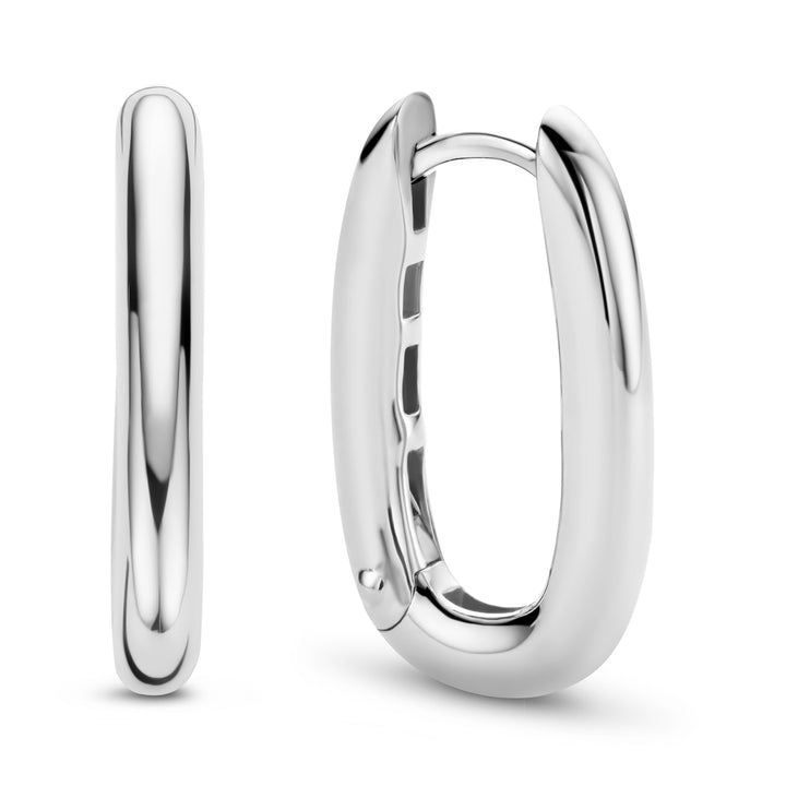 Ti Sento Oval Hoop Earrings - Michael Jones Jeweller