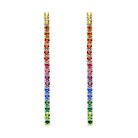 Ti Sento Rainbow Cubic Zirconia Drop Earrings - Michael Jones Jeweller