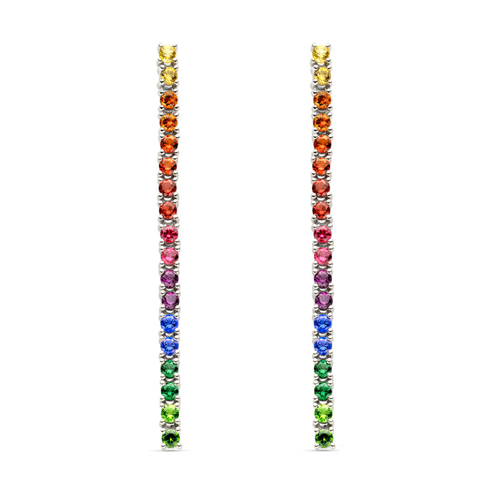 Ti Sento Rainbow Cubic Zirconia Drop Earrings