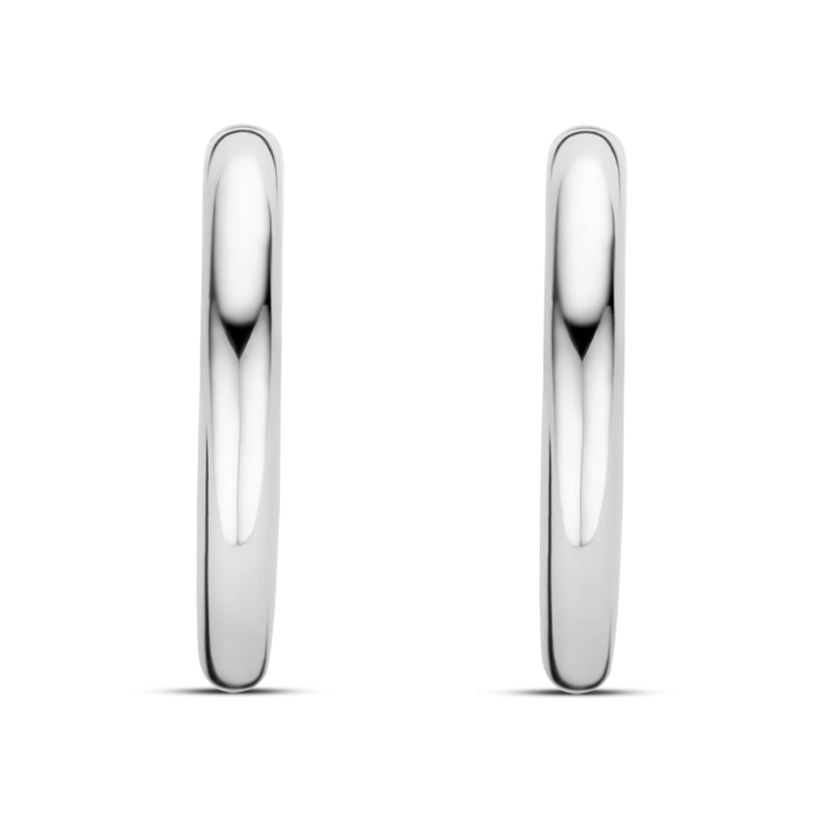 Ti Sento Heart Shaped Hoop Earrings - Michael Jones Jeweller