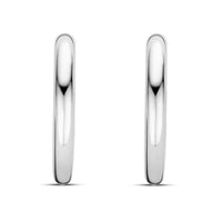Ti Sento Heart Shaped Hoop Earrings - Michael Jones Jeweller