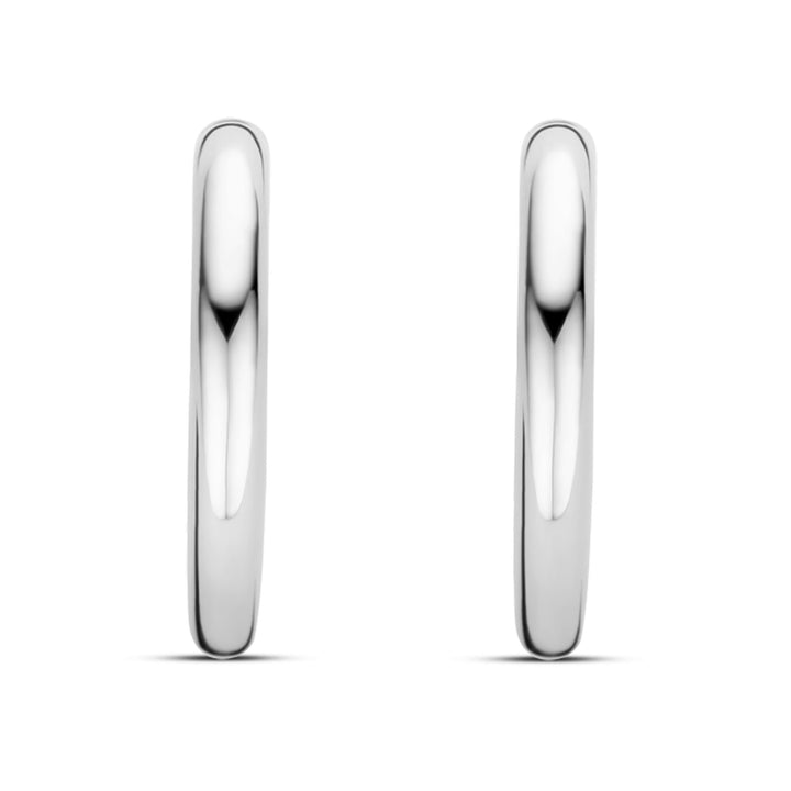 Ti Sento Heart Shaped Hoop Earrings - Michael Jones Jeweller