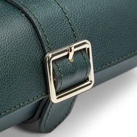 Wolf British Racing Green Triple Watch Roll - Michael Jones Jeweller