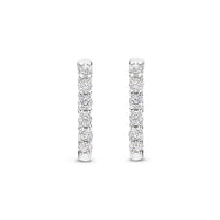 Ti Sento Cubic Zirconia Small 14mm Huggy Hoop Earrings