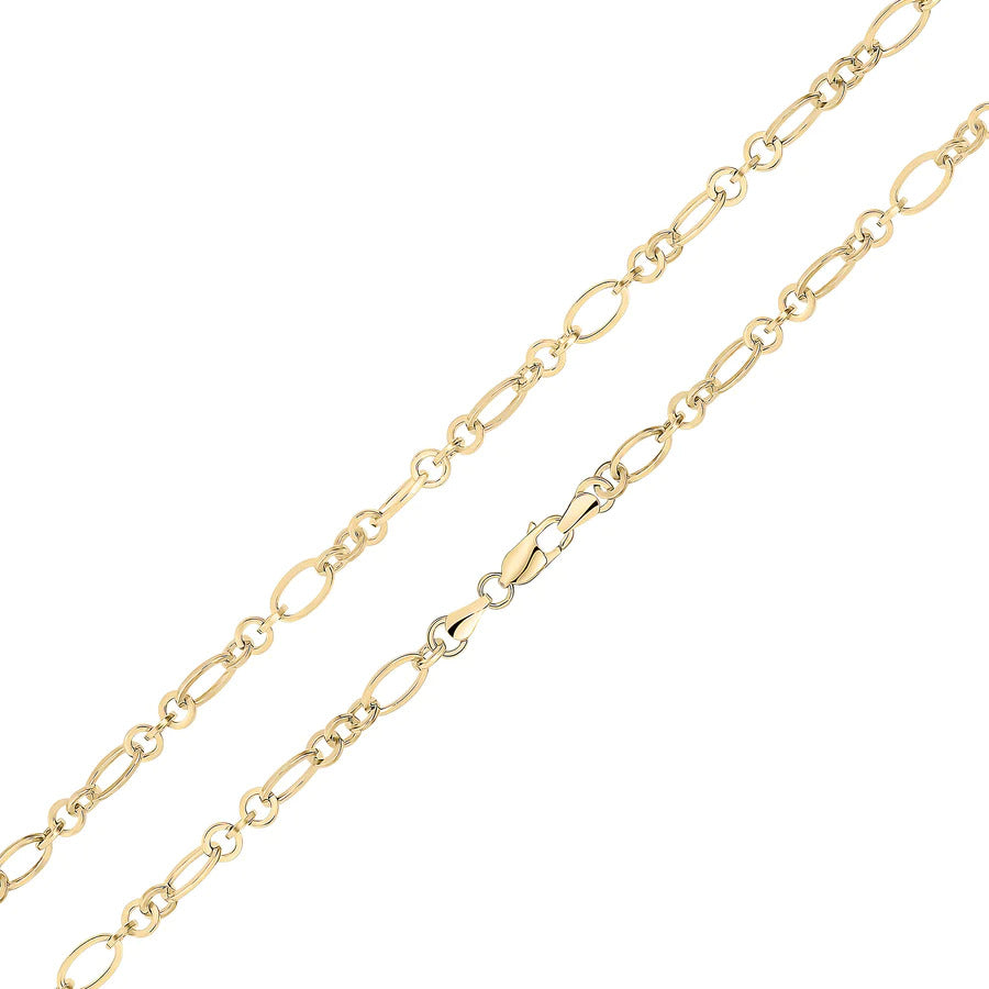 Oval Linked 9ct Yellow Gold Bracelet - Michael Jones Jeweller