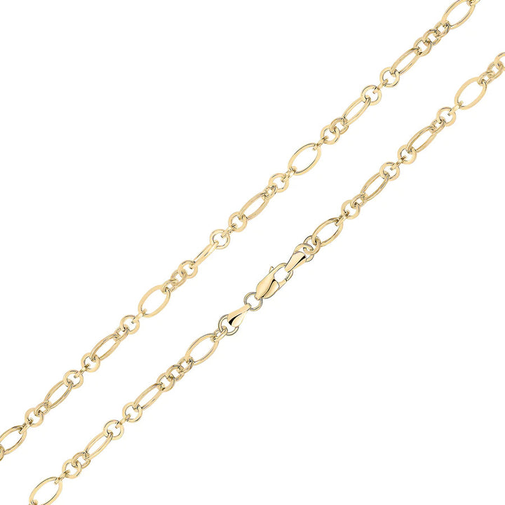 Oval Linked 9ct Yellow Gold Bracelet