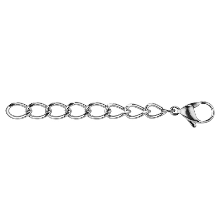 Coeur De Lion Extension Chain with Clasp Stainless Steel Silver