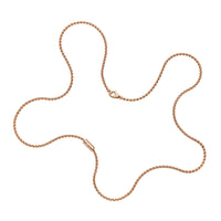 FOPE Aria 18ct Rose Gold 0.02ct Diamond Set Necklace 43cm - Michael Jones Jeweller