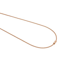 FOPE Aria 18ct Rose Gold 0.02ct Diamond Set Necklace 43cm - Michael Jones Jeweller
