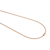 FOPE Aria 18ct Rose Gold 0.02ct Diamond Set Necklace 43cm