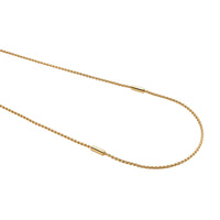 FOPE Aria 18ct Yellow Gold 0.02ct Diamond Set Necklace 90cm