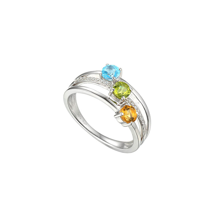 Amore Kaleidoscope Silver Ring