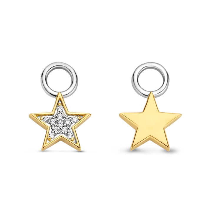 Ti Sento Cubic Zirconia Star Ear Charms - Michael Jones Jeweller