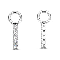Ti Sento Cubic Zirconia Drop Ear Charms - Michael Jones Jeweller