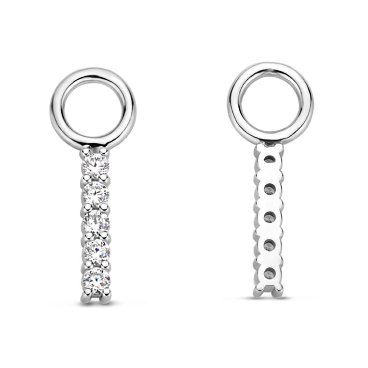 Ti Sento Cubic Zirconia Drop Ear Charms - Michael Jones Jeweller