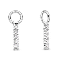 Ti Sento Cubic Zirconia Drop Ear Charms - Michael Jones Jeweller