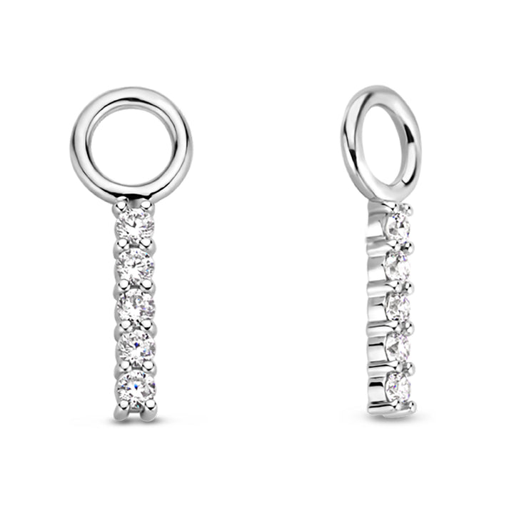 Ti Sento Cubic Zirconia Drop Ear Charms - Michael Jones Jeweller