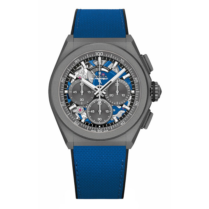 Zenith Defy El Primero 21 Ultrablue 36'000 VpH - Luxury Men's Watch 97.9001.9004/81.R946 - Michael Jones Jeweller