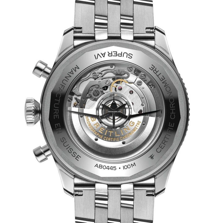 Breitling Super Avi B04 GMT 46mm Automatic Watch AB04451A1C1A1