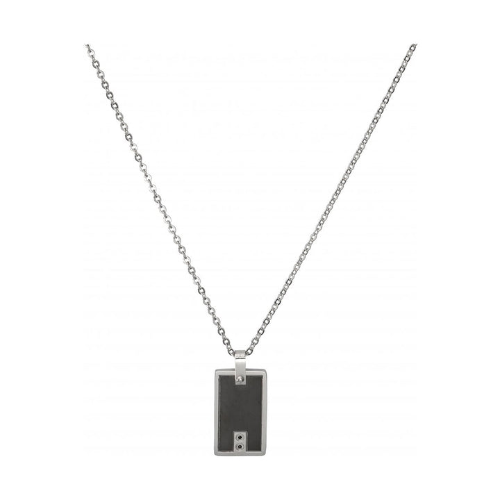 Unique & Co Black IP Plated Stainless Steel Necklace