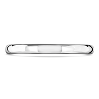 2mm Sleek Platinum Wedding Ring by Brown & Newirth - Michael Jones Jeweller