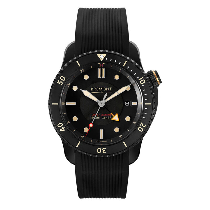 Bremont S502 JET Supermarine Automatic Watch S502-JET-R-S - Michael Jones Jeweller