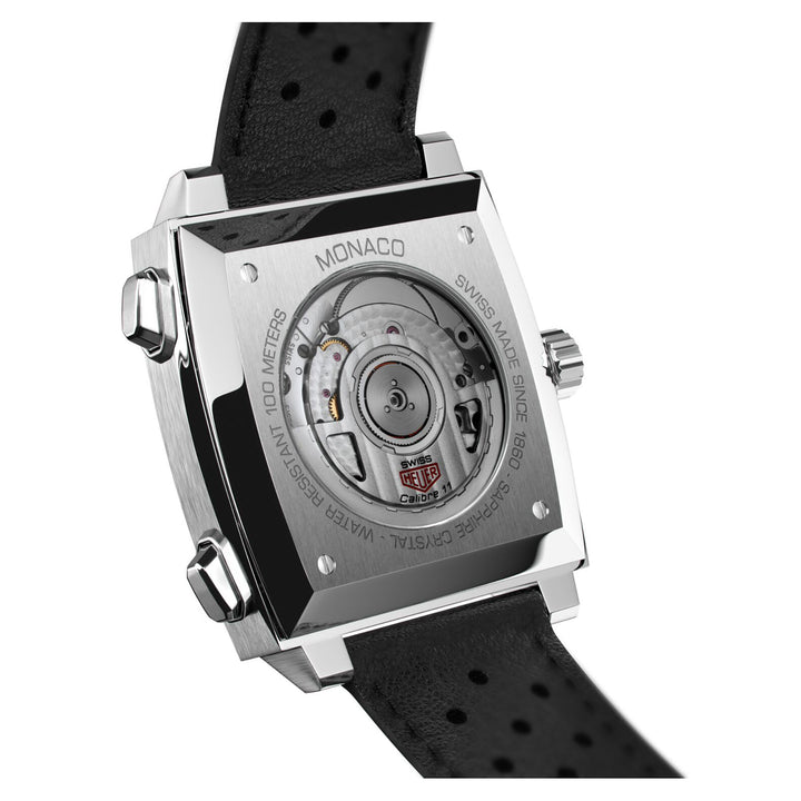 TAG Heuer Monaco 39mm 100m Automatic Chronograph Watch CAW211P.FC6356