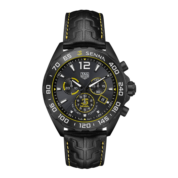 TAG Heuer Formula 1 x Senna 43mm 200m Special Edition Chronograph Quartz Watch CAZ101AJ.FC6487