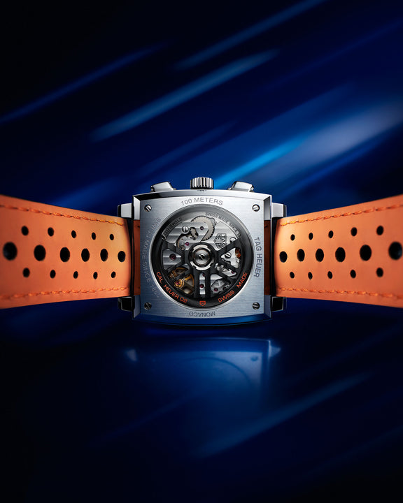 TAG Heuer Monaco x Gulf 39mm 100m Special Edition Automatic Watch CBL2115.FC6494 - Michael Jones Jeweller