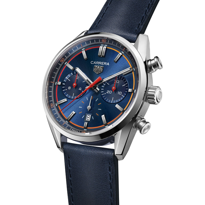TAG Heuer Carrera 42mm 100m Chronograph Automatic Watch CBN201D.FC6543 - Michael Jones Jeweller