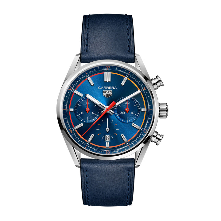 TAG Heuer Carrera 42mm 100m Chronograph Automatic Watch CBN201D.FC6543 - Michael Jones Jeweller