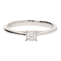 Illusion Set 0.08ct 9ct White Gold Diamond Ring - Michael Jones Jeweller