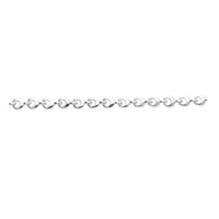 Round Link 9ct White Gold Bracelet - Michael Jones Jeweller