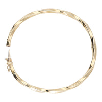 Twisted 9ct Yellow Gold Bangle - Michael Jones Jeweller