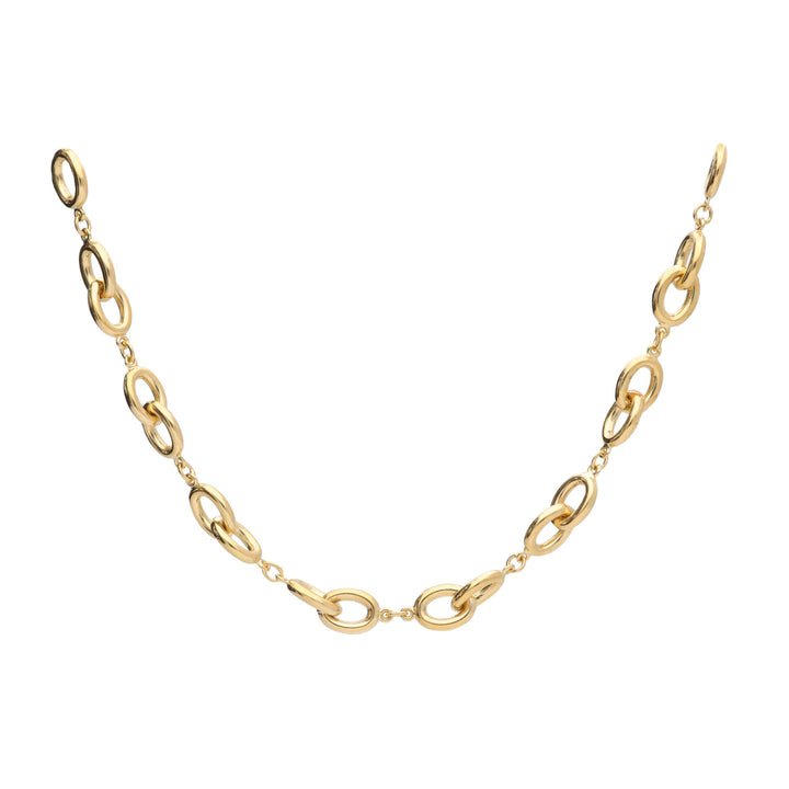 Oval Link 18ct Yellow Gold Necklace 45cm