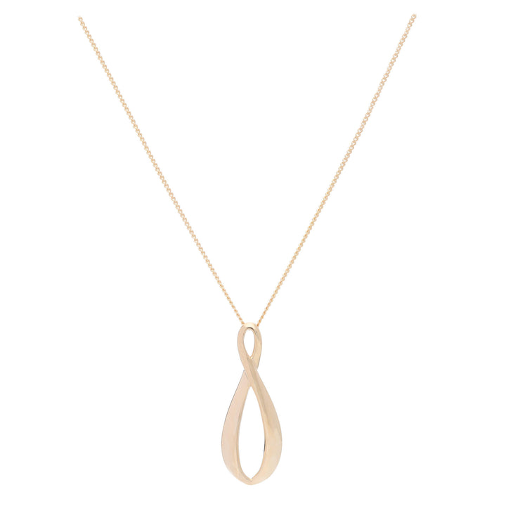 Figure of Eight 9ct Yellow Gold Necklace - Michael Jones Jeweller