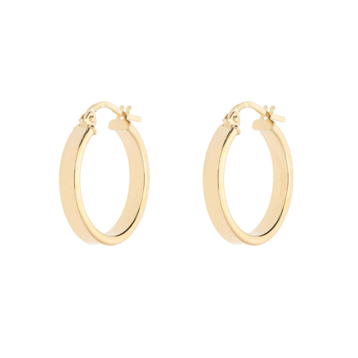9ct Yellow Gold Hoop Earrings - Michael Jones Jeweller