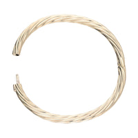 Polished Twisted 9ct Yellow Gold Bangle - Michael Jones Jeweller