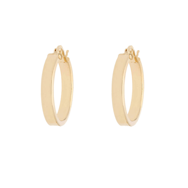 9ct Yellow Gold Hoop Earrings - Michael Jones Jeweller