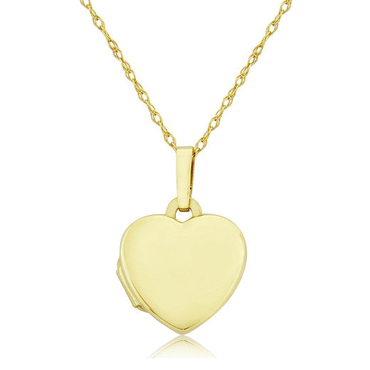 9ct Yellow Gold Heart Locket