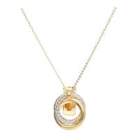 Door Knocker 9ct Yellow and White Gold Necklace - Michael Jones Jeweller