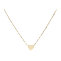 Small Heart 9ct Yellow Gold Necklace - Michael Jones Jeweller