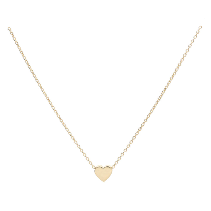 Small Heart 9ct Yellow Gold Necklace - Michael Jones Jeweller