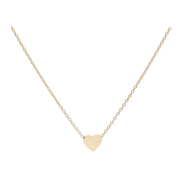 Small Heart 9ct Yellow Gold Necklace - Michael Jones Jeweller