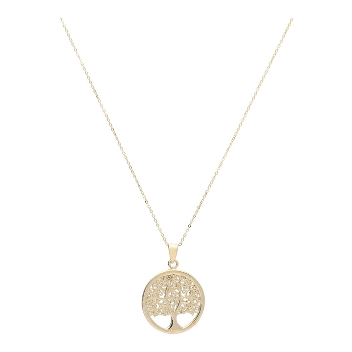 Tree of Life 9ct Yellow Gold Pendant - Michael Jones Jeweller