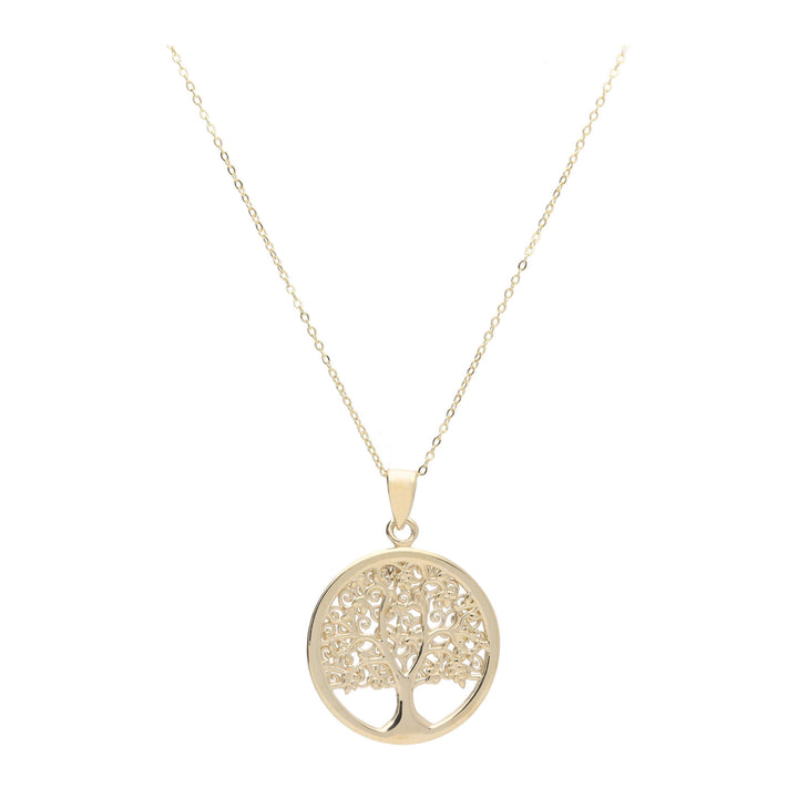 Tree of Life 9ct Yellow Gold Pendant - Michael Jones Jeweller