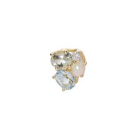 Diamond and Multistone Cluster 9ct Yellow Gold Pendant - Michael Jones Jeweller