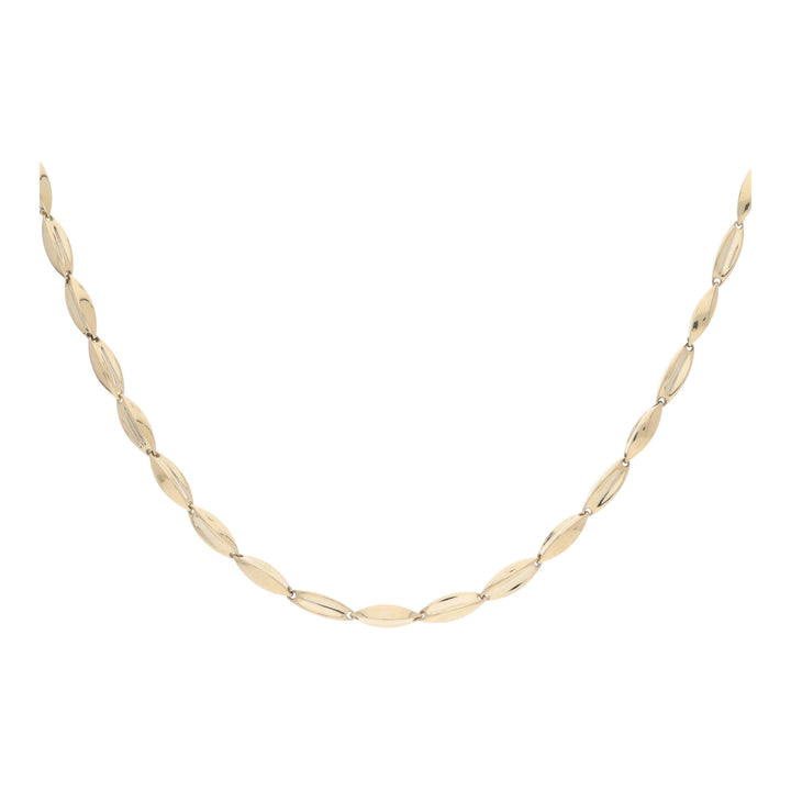 Marquise Link 18ct Yellow Gold Extra Long Necklace
