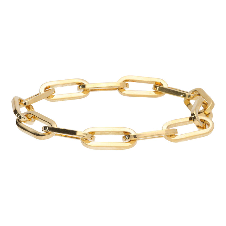 Oval Link 18ct Yellow Gold Bracelet